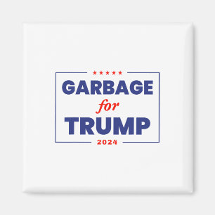 Müll für Trump 2024 Funny Trump Unterstützer 1 Magnet