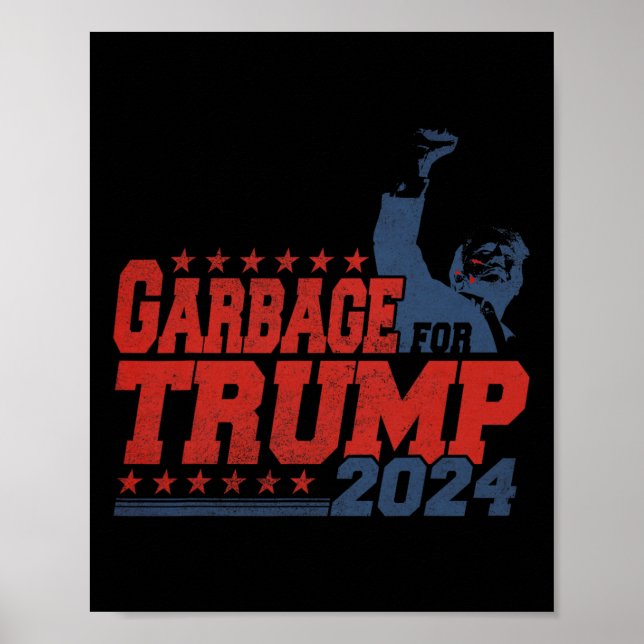 Müll für Trump 2024 Poster (Vorne)