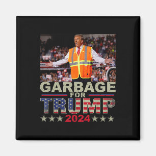 Müll für Trump 2024-T-Shirts - Trump-Unterstützer Magnet