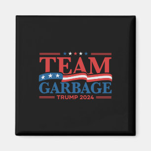 Müll für Trump 2024 US-Flagge Vintag Magnet