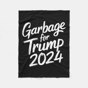 Müll für Trump 2024 Wir sind nicht Müll Abstimmung Fleecedecke