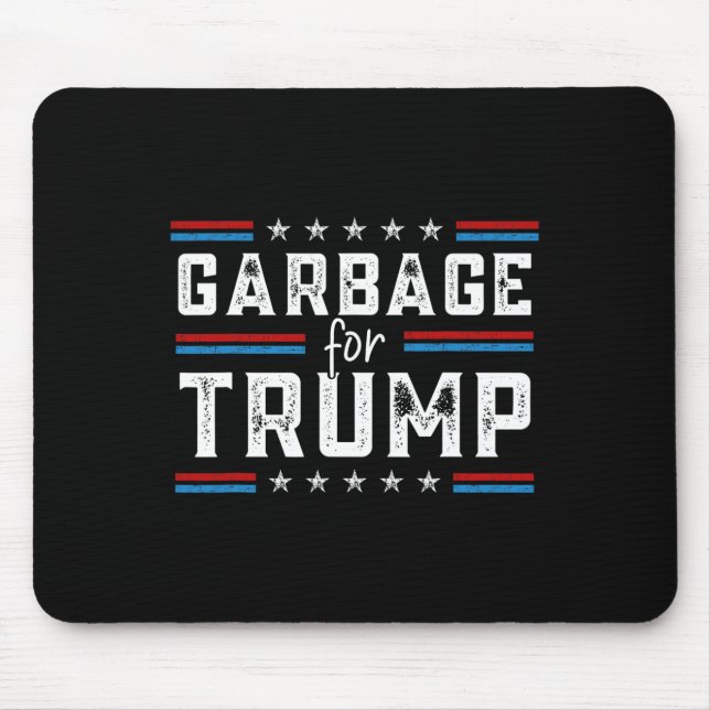 Müll für Trump 2024 Wir sind nicht Müll Abstimmung Mousepad (Vorne)