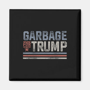 Müll für Trump Mülleimer Trump 2024 Vintager Müll Magnet
