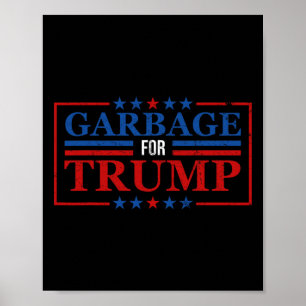 Müll für Trump Shirt Müll für Trump vor 2024 Poster
