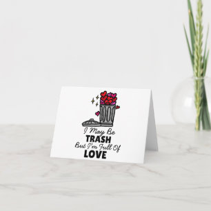Müll Liebe Süße Lustige Valentinstag-Attribute Dankeskarte