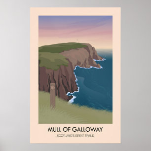 Mull of Galloway Schottlands Great Trails Poster