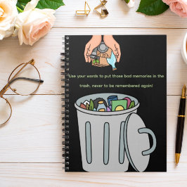 Müll rauswerfen Notizbuch – Cartoon Hände Du Notizblock
