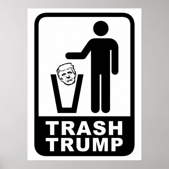 Müll Trump Poster (Vorne)