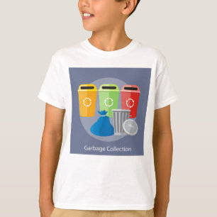 Müllabfuhr Abfallwirtschaft Recycling T-Shirt