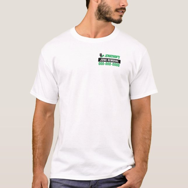 Müllabfuhr Leichtfarben T-Shirt (Vorderseite)