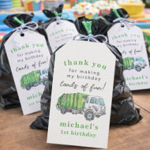 Müllabfuhr LKW 1. Geburtstag Danke Geschenk