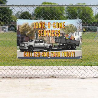 Müllabfuhr-Service-Werbung anpassen Banner