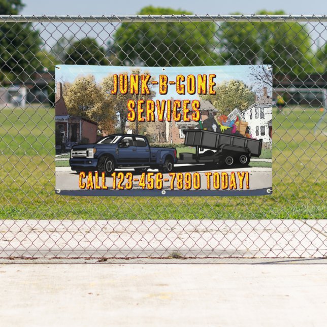 Müllabfuhr-Service-Werbung anpassen  Banner (Insitu)
