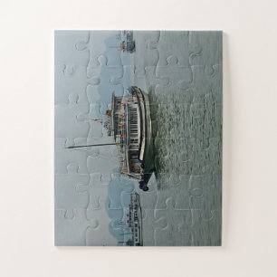 Müllboot in Ha Long Bay, Vietnam Puzzle
