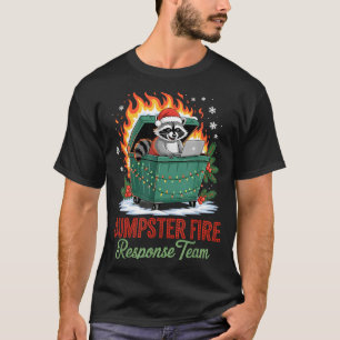 Müllcontainer-Feuer-Reaktionsteam-Leiter Weihnacht T-Shirt