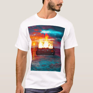 Müllcontainer-Feuer T-Shirt