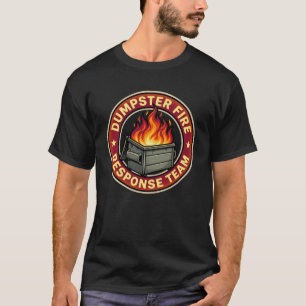 Müllcontainer-Feuerwehr-Team lustig T-Shirt