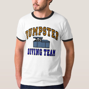 Müllcontainer-Tauchteam-Logo T-Shirt