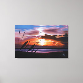 Mulled Mauve Sunset Leinwanddruck