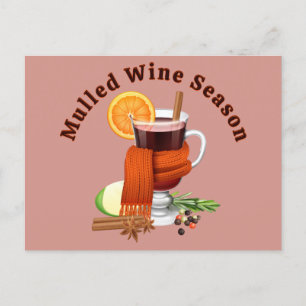 Mulled Wine Season Postkarte