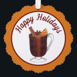 Mulled Wine Welcome Open House Housewarming Zuhaus Ornament Karte<br><div class="desc">Der Kartenschmuck zeigt eine originelle Tasse von Glühwein mit Sternanis,  Orange und Zimtsticken. Einfach mit Ihren Informationen für eine einzigartige Feriendekoration personalisieren. Sehen Sie nicht,  wonach Sie suchen? Brauchen Sie Hilfe bei der Anpassung? Kontaktieren Sie Rebecca,  um etwas für Sie entworfen zu haben.</div>