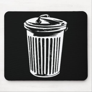 Mülleimer Halloween-Kostüm Mülltonne Mousepad