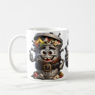 Mülleimer Kaffeetasse