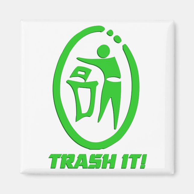 Mülleimer Magnet (Vorne)