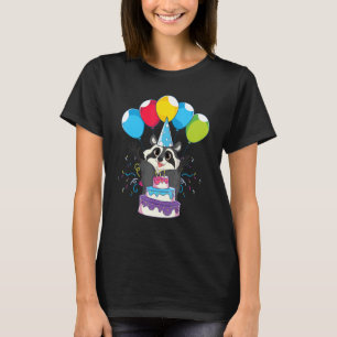 Mülleimer Panda Birthday Party Forest Animal Niedl T-Shirt