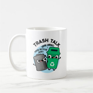 Mülleimer-Vortrag Funny Garbage Bin Puff Kaffeetasse