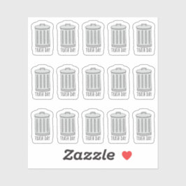 Müller Bin Day Garbage Tracker Mini Bujo Planer Aufkleber