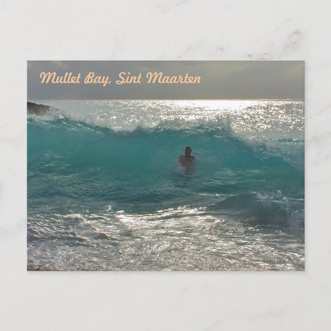 Mullet Bay, SXM Postkarte (Vorderseite)