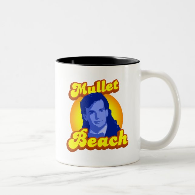 Mullet Beach Zweifarbige Tasse (Rechts)
