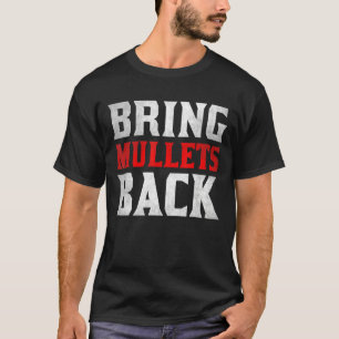 Mullet wieder Vintagen Haarstil T-Shirt