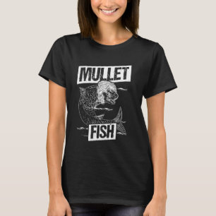 MULLETFISH Mullet Fisch Barbier Frisur Retro Stil T-Shirt