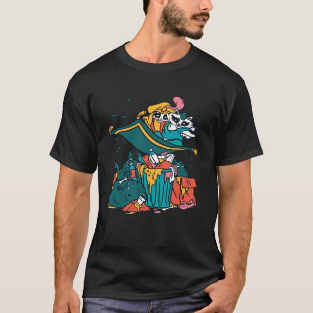 Müllhalde niedlich T-Shirt (Vorderseite)