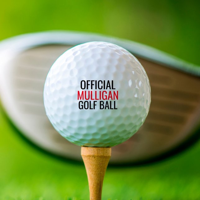 Mulligan Funny Golfball (Funny mulligan golf ball
)