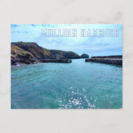 Mullion Harbour in Cornwall Postkarte
