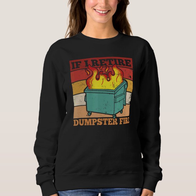 Müllkippe-Zitat für einen Müllkippe Sweatshirt (Vorderseite)