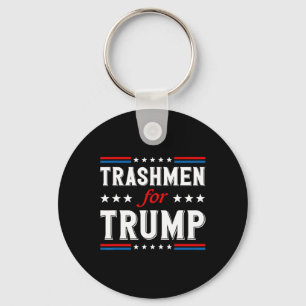 Müllmänner für Trump 2024 Lustige Wahl Müllmann Schlüsselanhänger