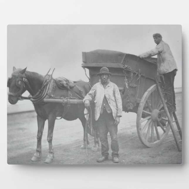 Müllmänner, von 'Street Life in London', 1877-78 ( Fotoplatte (Vorderseite)