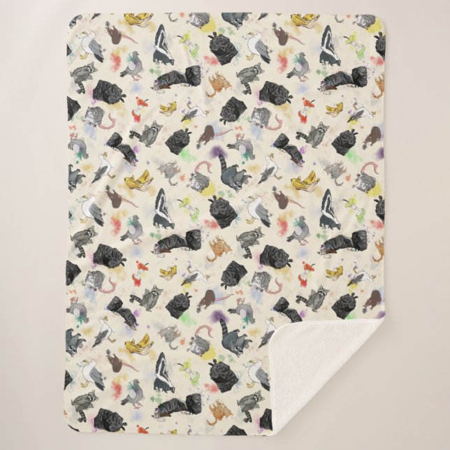 Müllpanda und Freunde Sherpadecke (Vorderseite)