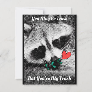 Müllpanda V-Day Card Feiertagskarte