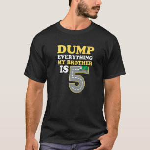 Mülltag für einen Bruder eines 5-jährigen Bi T-Shirt