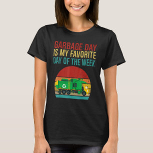 Mülltag ist der Lieblingstag LKW-Müll Kinder Junge T-Shirt