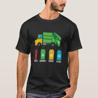 Mülltag Recycelnd Lkw Kinder Jungen Kleinkinder Gi T-Shirt