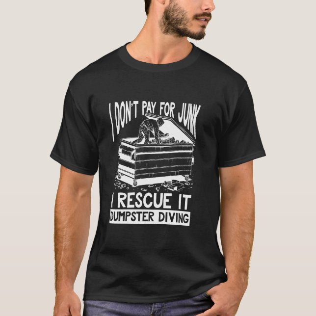 Mülltauchen T-Shirt (Vorderseite)