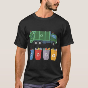Mülltransporter Kids Recycelnd Müll T-Shirt