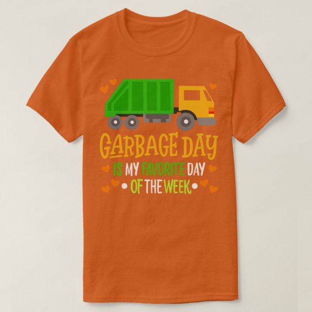 Mülltransporter Tag 1 T-Shirt (Design vorne)