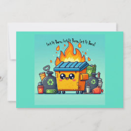 Müllverbrennungsanlage Feiertagskarte